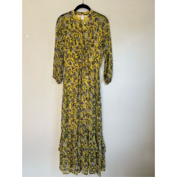 Banjanan Long Sleeve Maxi Dress - Picture 1 of 10